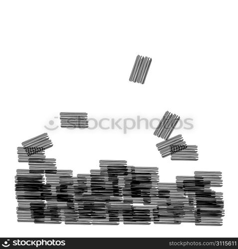 abstract grunge background, vector without gradient