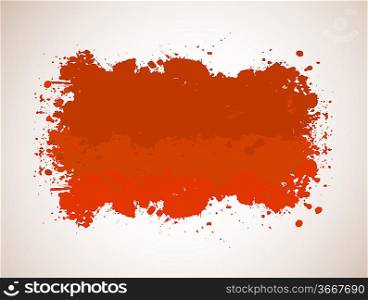 Abstract grunge banner in red color