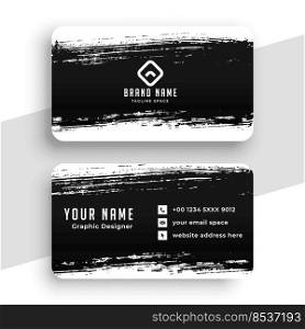 abstract grunge business card template