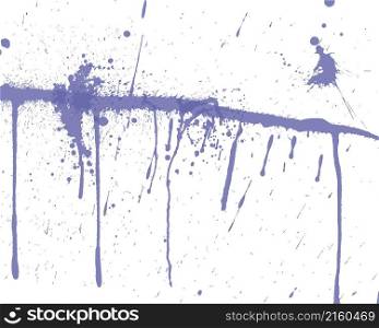 Abstract grunge design. Violet grunge banner in Very Peri color. Vector illustration.