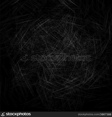 Abstract Grunge Line Texture on Black Background. Abstract Line Texture
