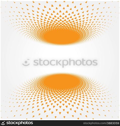 Abstract Halftone Background, halftone circle shape. Vector illustration