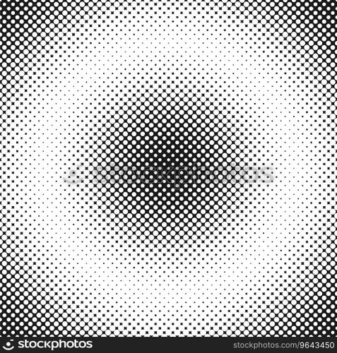 Abstract halftone circle pattern background Vector Image