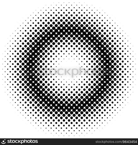 Abstract halftone circle pattern background Vector Image