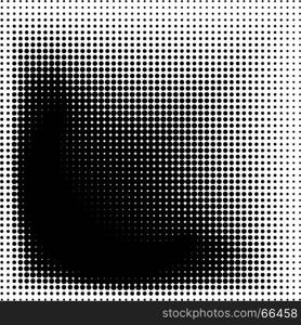 Abstract Halftone Design Vector Illustration