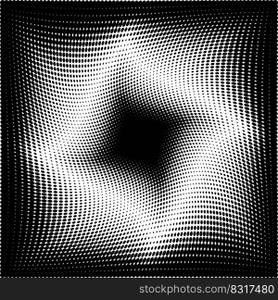 Abstract Halftone Design Vector Illustration