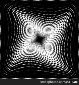Abstract Halftone Design Vector Illustration