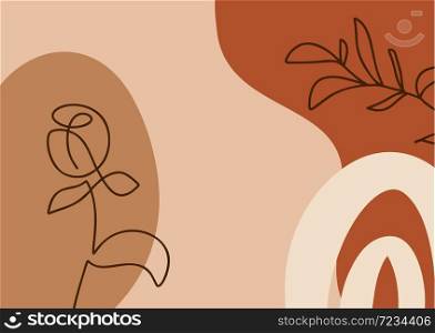 Abstract hand drawn floral pattern with flowers. Vector illustration element for design of greeting card, season summer or spring time.. Abstract hand drawn floral pattern with flowers. Vector illustration element for design of greeting card, season summer or spring time