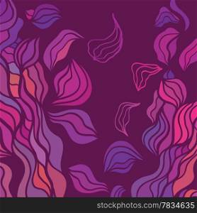 Abstract hand drawn flow background. Vector Illustration.