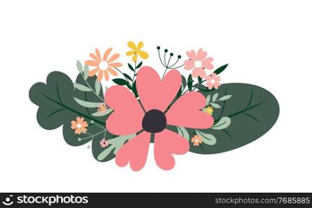 Abstract Hand Drawn trendy design background with flowers. Vector Illustration. Abstract Hand Drawn trendy design background with flowers. Vector Illustration EPS10