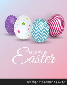 Abstract Happy Easter Template Holiday Background Vector Illustration EPS10. Abstract Happy Easter Template Holiday Background Vector Illustration