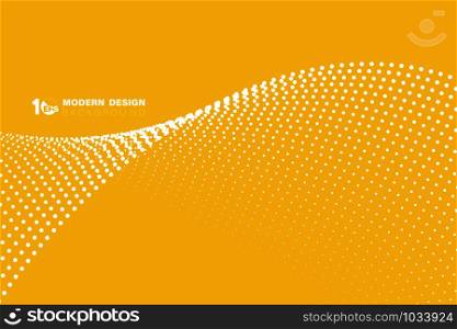 Abstract headline cover of yellow minimal decoration line halftone style background. Decorating for ad, poster, template, tech artwork. illustration vector eps10