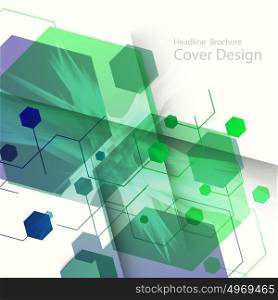 Abstract hexagon background technology. Vector illustration for your ideas. Abstract hexagon background technology. Vector illustration for your ideas.