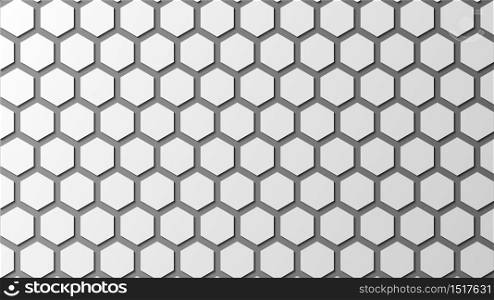 Abstract hexagon background texture, vector illustration