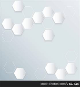 abstract hexagon bee hive background