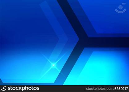 Abstract hexagon blue background,vector