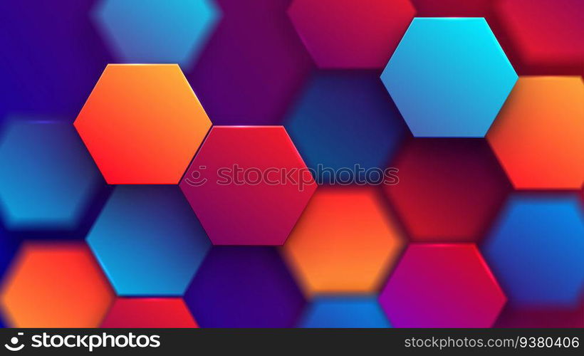 Abstract hexagonal background. Abstract hexagonal background.