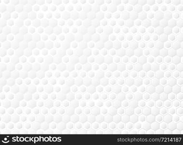 Abstract hexagonal gradient white of technology template background vector. You can use for presentation, ad, poster, tech, design artwork. illustration vector eps10