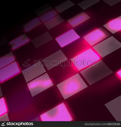 Abstract hi-tech pink background in perspective. Futuristic digital technology background. Vector Illustration. Abstract hi-tech pink background in perspective. Futuristic digital technology background. Vector Illustration.