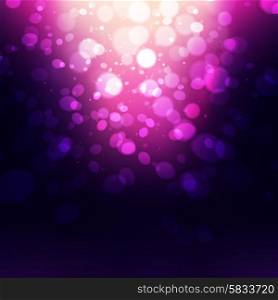 Abstract Holiday Background bokeh effect. Abstract Purple Holiday Background bokeh effect. Vector EPS 10 illustration.