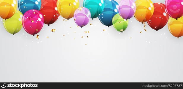 Abstract Holiday Background with Balloons. Can be used for advertisment, promotion and birthday card or invitation. Vector Illustration EPS10. Abstract Holiday Background with Balloons. Can be used for advertisment, promotion and birthday card or invitation. Vector Illustration