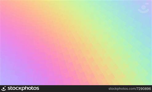 Abstract holographic colors composition with squares. Optical illusion of blur effect. Place for text. Vector EPS10 background for presentation, flyer, poster. Digitally wallpaper.. vector abstract holographic background