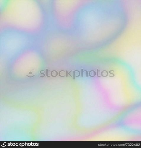 Abstract holographic iridescent composition. Background for banner, headline, presentation, corporate identity, flyer, poster, cover backdrop, wallpaper. Vector EPS10 not trace, include mesh gradient. abstract iridescent holographic background, vector mesh gradient