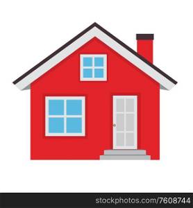 Abstract House Icon on White Background. Vector Illustration EPS10. Abstract House Icon on White Background. Vector Illustration