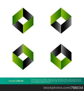 Abstract Icon 3D Logo Template Illustration Design. Vector EPS 10.