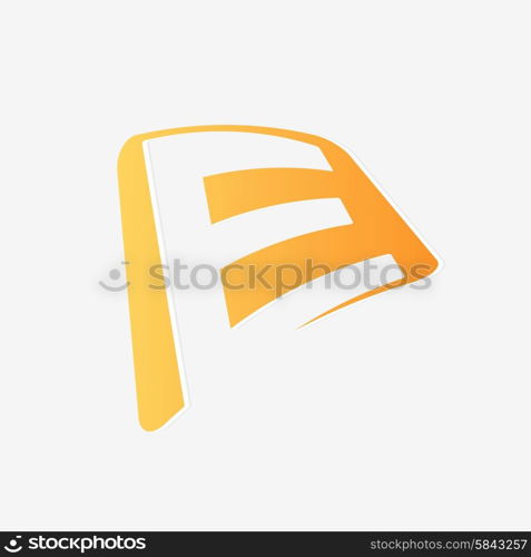 Abstract icon based on the letter e