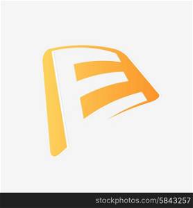 Abstract icon based on the letter e