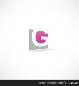 Abstract icon based on the letter G