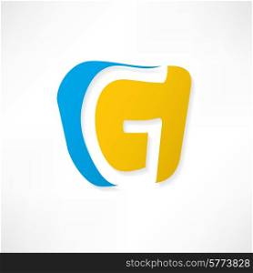Abstract icon based on the letter G