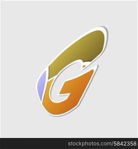 Abstract icon based on the letter g