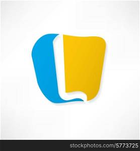 Abstract icon based on the letter L