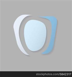 Abstract icon based on the letter o