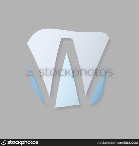Abstract icon based on the letter w