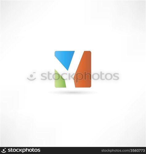 Abstract icon based on the letter Y