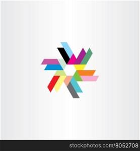 abstract icon technology symbol logo colorful element