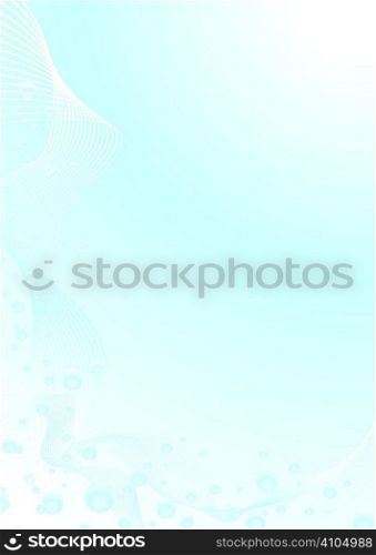 Abstract illustrated background in different shades of blue