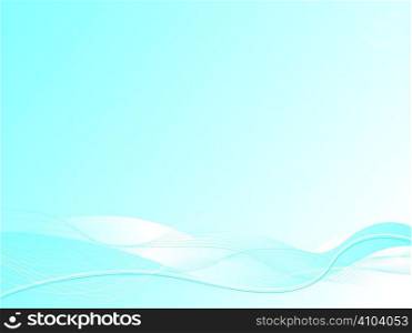 Abstract illustrated background with a ocean theme and plenty of room for your own copy