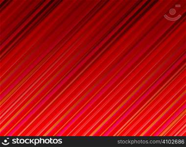 Abstract illustrated background with diagonal red stripes with copy space