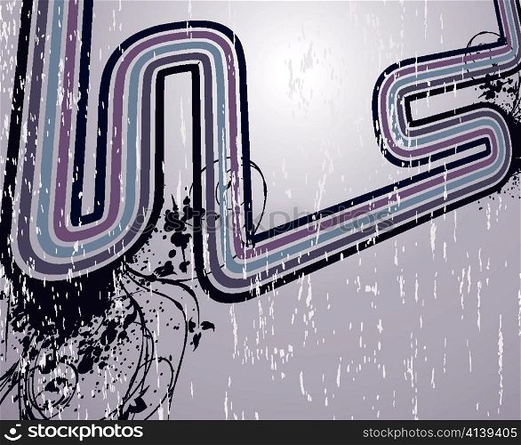 abstract illustration of a disco background