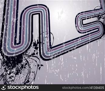 abstract illustration of a disco background