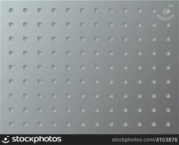 Abstract illustration of a metal anti slip background using squares