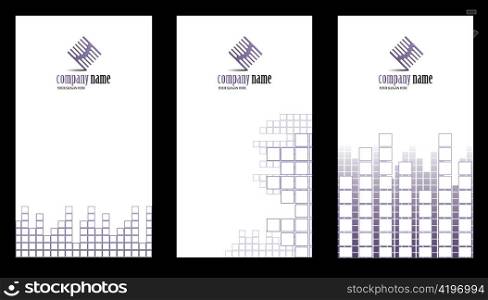 abstract illustration of beautiful corporate identity elements
