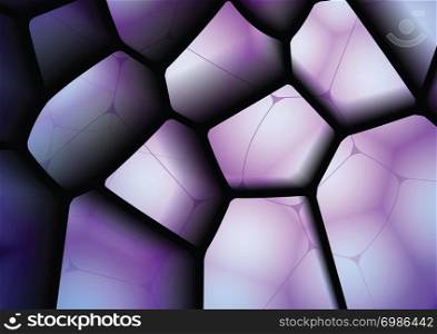 Abstract image black square twisted and purple mesh