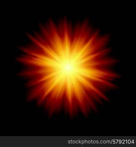 Abstract image of lighting flare. Vector illustration. Abstract image of lighting flare. Vector illustration EPS 10