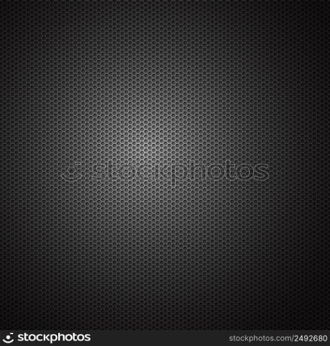 Abstract industrial background with metal carbon grid of hexagonal structure vector illustration. Abstract Industrial Background