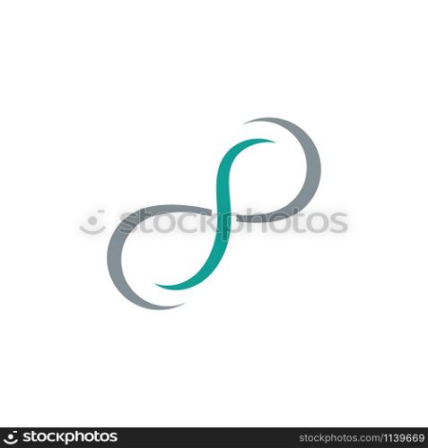 Abstract infinity graphic design template vector isolated. Abstract infinity graphic design template vector